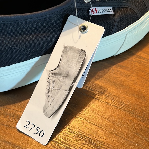 SUPERGA  2750 Basic Platform Navy Sneakers - Picture 9 of 12